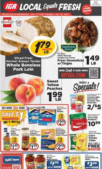 iga weekly ads weekly specials jasper in